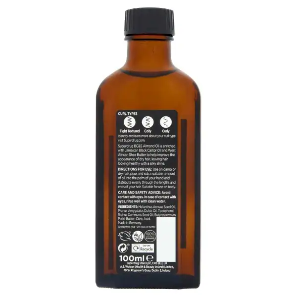 Superdrug BC&S Amandelhaarolie 100 ml
