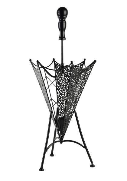 Parasolnik CEDRIC BLACK 33x33x74cm