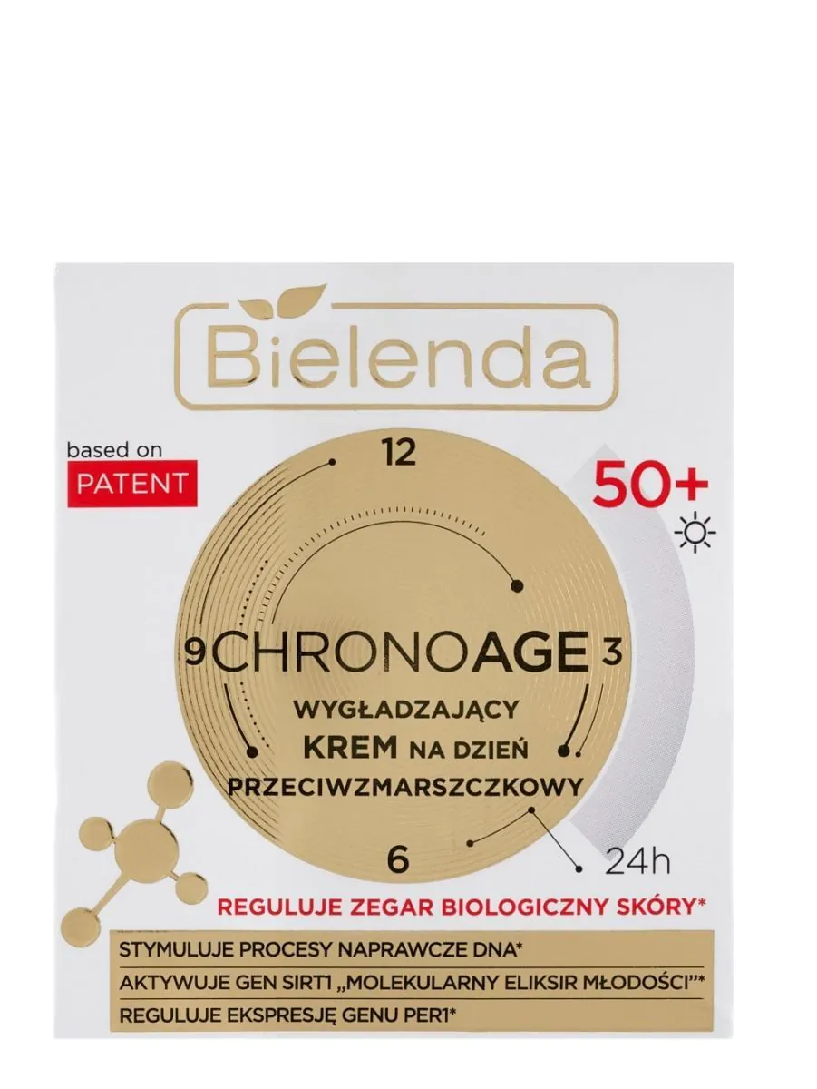 Bielenda Chrono Age 24H Wygładzający krem przeciwzmarszczkowy 50+ na dzień