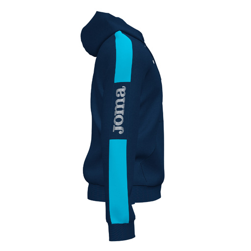 Sudadera Con Capucha Joma Championship Iv Marino Turquesa Flúor