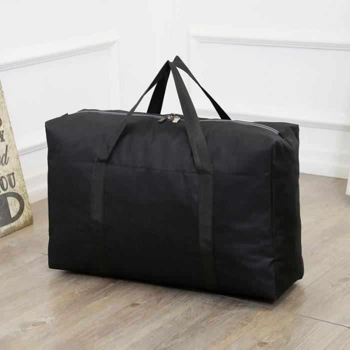 Grand Sac de Rangement Gonflable pour Kayak,WOVTE Sac à bagages en tissu Oxford Résistant à l'usure et à la Saleté,Noir