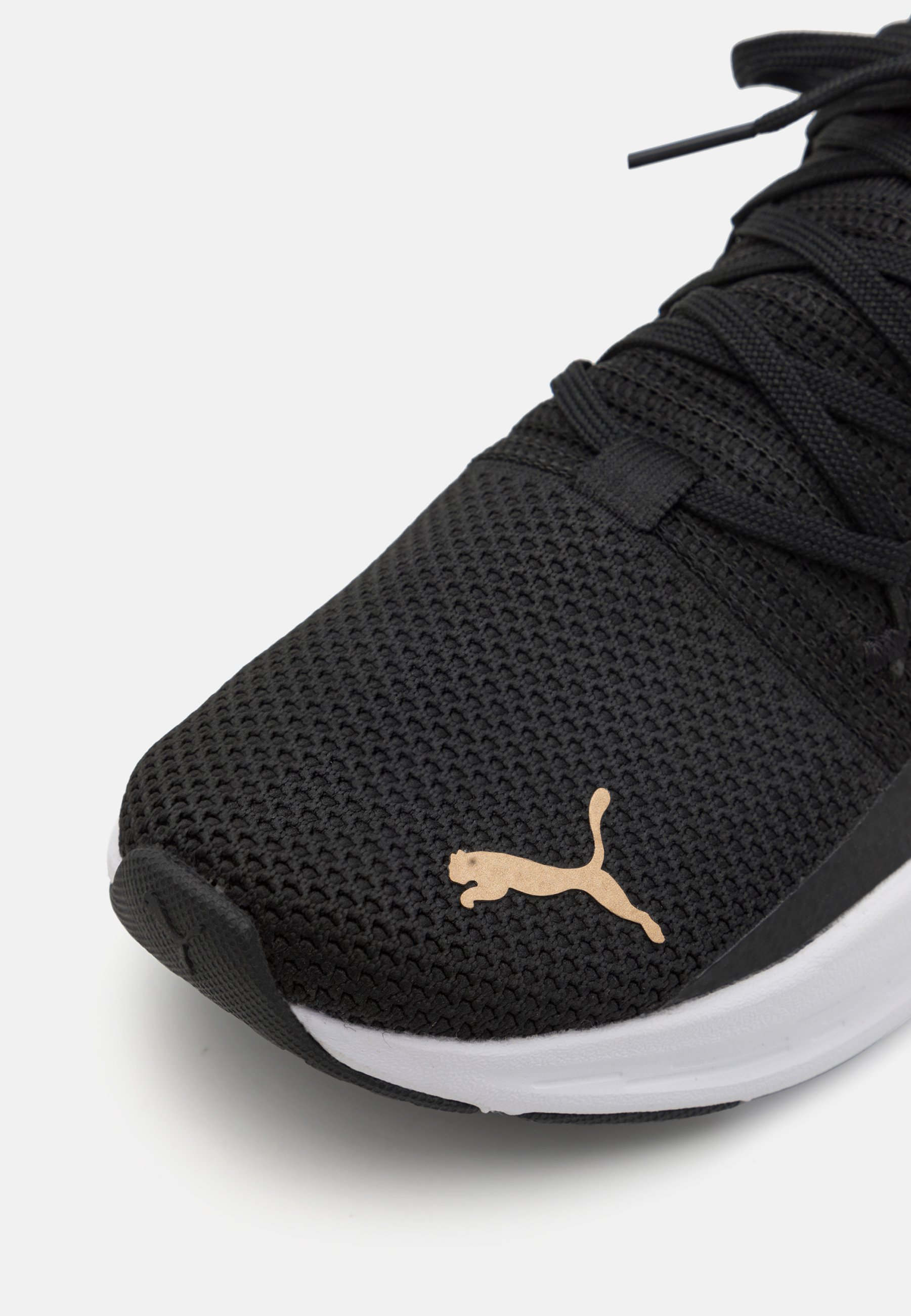 Puma SOFTRIDE SYMMETRY FUZION - Trainingsschoen - zwart/goud