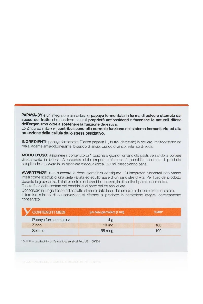 SYRIO Papaya-Sy 20 sachets de 92 g de poudre orodispersible antioxydante