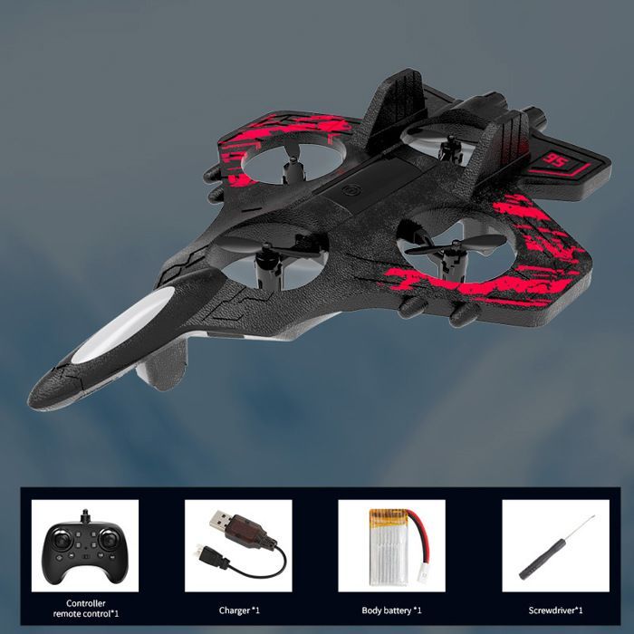 Remote Control Drone Toy for Children, Quadcopter, Stunt Plane, Shockproof and Drop Resistant