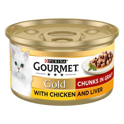 24 sachês de 85g de Ração Úmida Gourmet Gold para Gatos - 15% de desconto!*