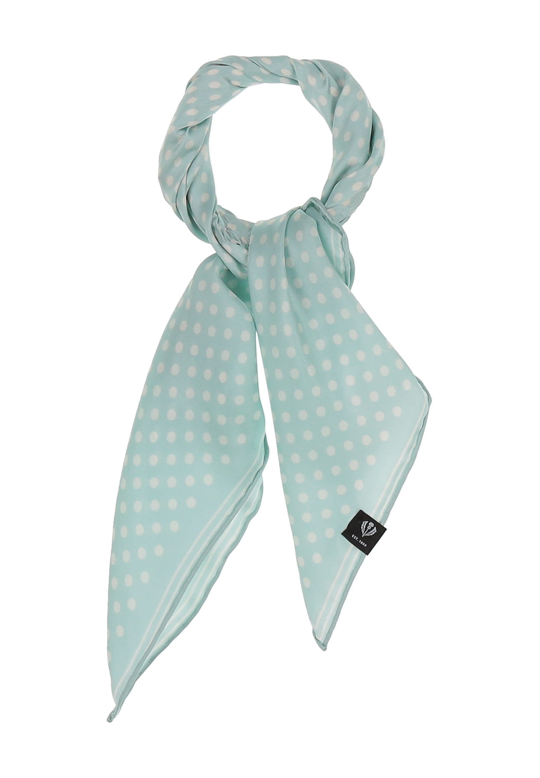 FRAAS POLA DOT NICKI - Foulard - bleu brumeux