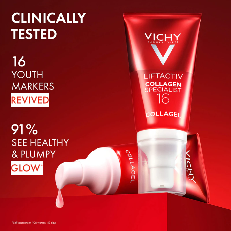 Vichy Liftactiv Collagen Specialist 16 Rozjasňujúci gél proti prvým známkam starnutia pleti