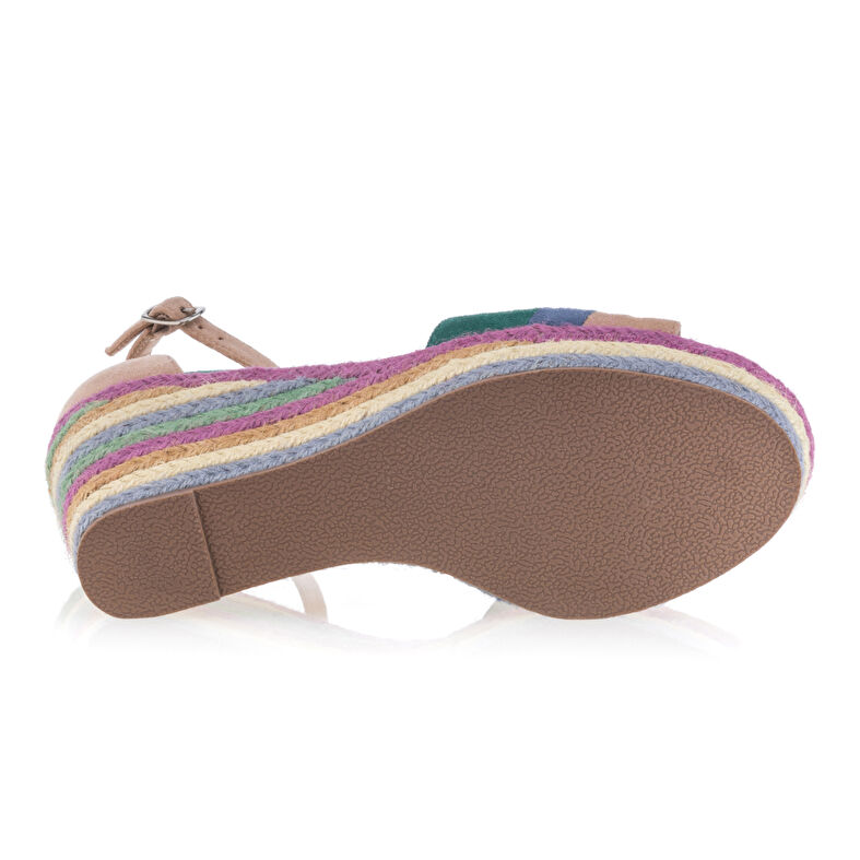 Dámské hnědé espadrilky s lanovou podrážkou