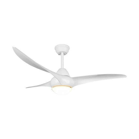 Ανεμιστήρας οροφής LED Alesund, λευκό-ματ