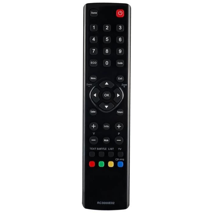 Mando a distancia de repuesto para televisor inteligente LED LCD TCL THOMSON, para usar con el controlador RC3000E02[B536117195]