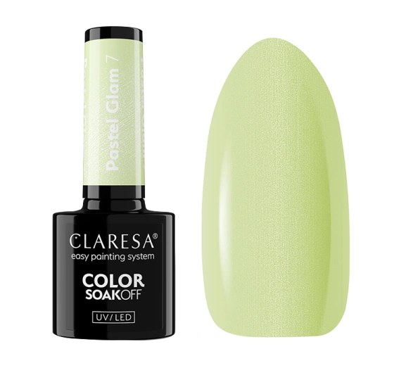 Claresa hybrydowy lakier do paznokci Pastel Glam 7 5 g