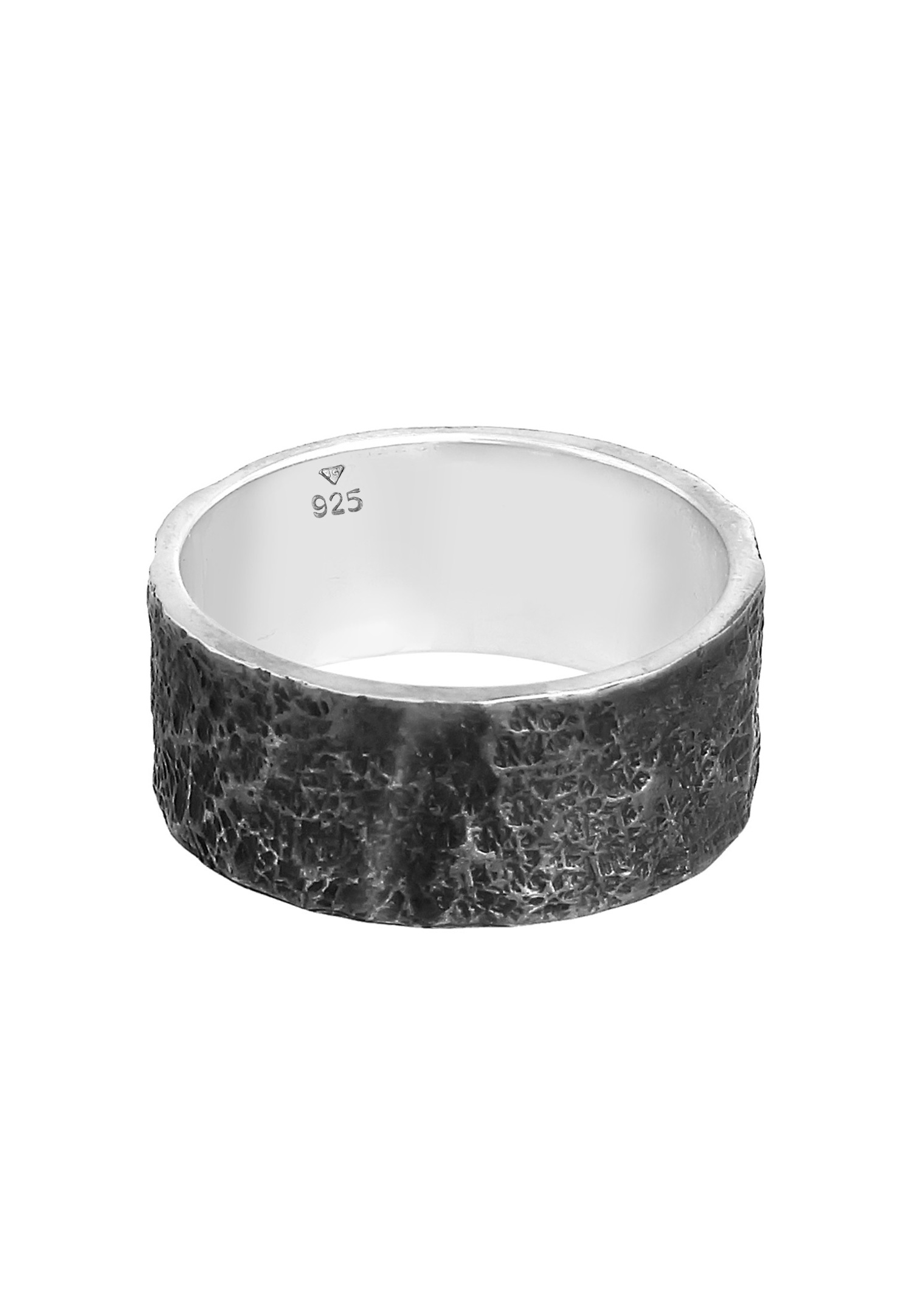KUZZOI Structure organique des bracelets pour hommes en argent sterling 925