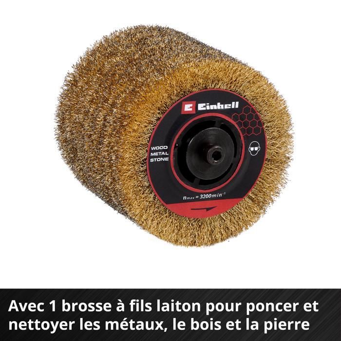 Einhell Professional Rénovateur sans fil TP-BR 18/32 Li BL Solo PXC (18V, Ø 120mm) Livré sans Batterie ni Chargeur