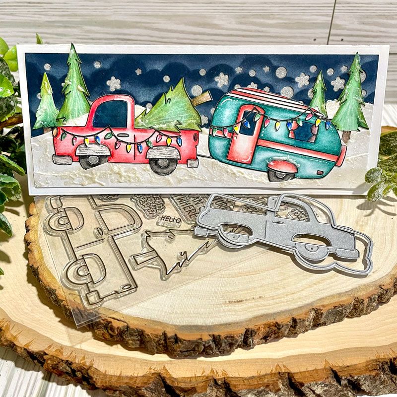 camper2stamp Clear Stamp Set