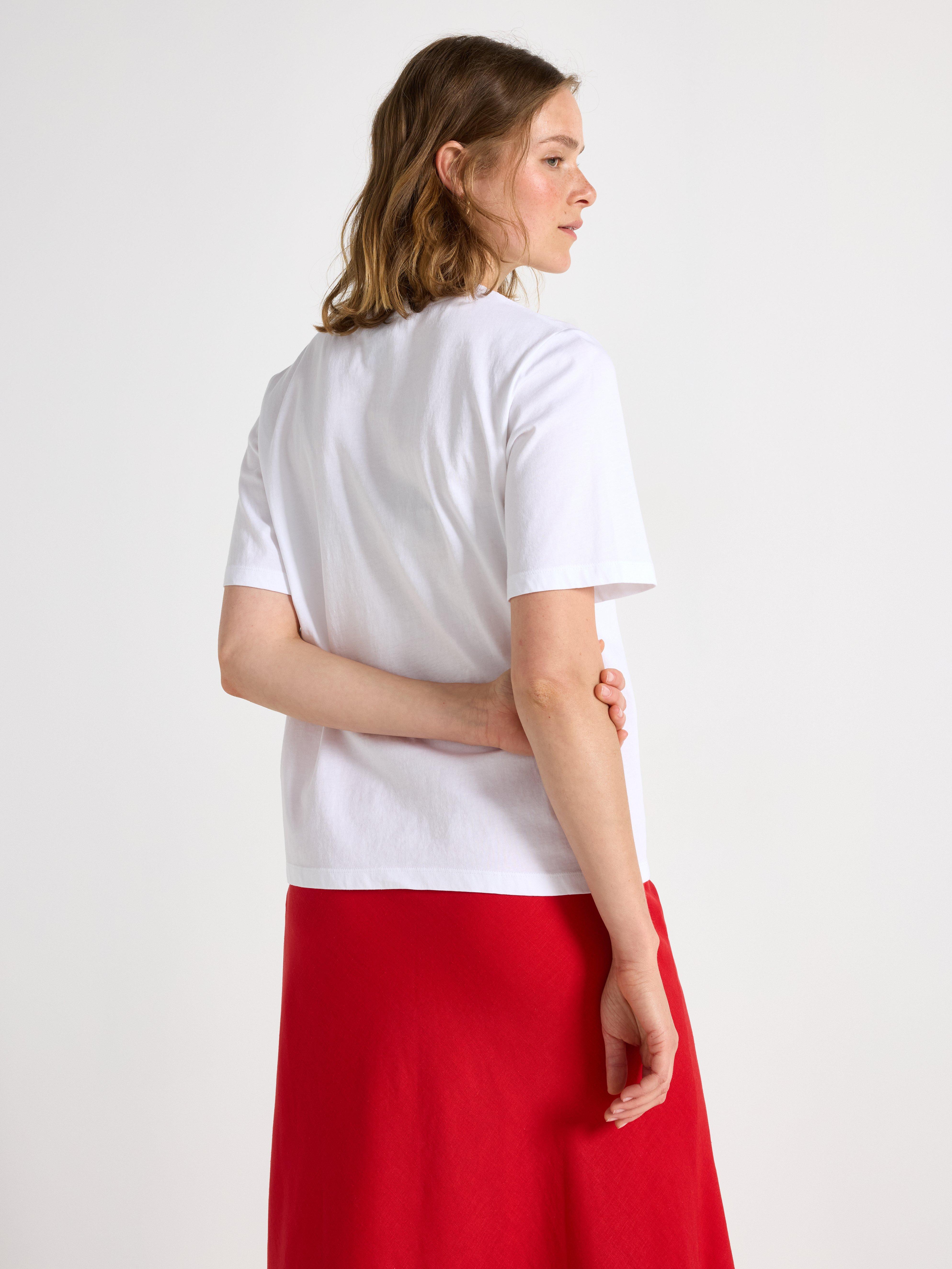 Camiseta con colores Blanco