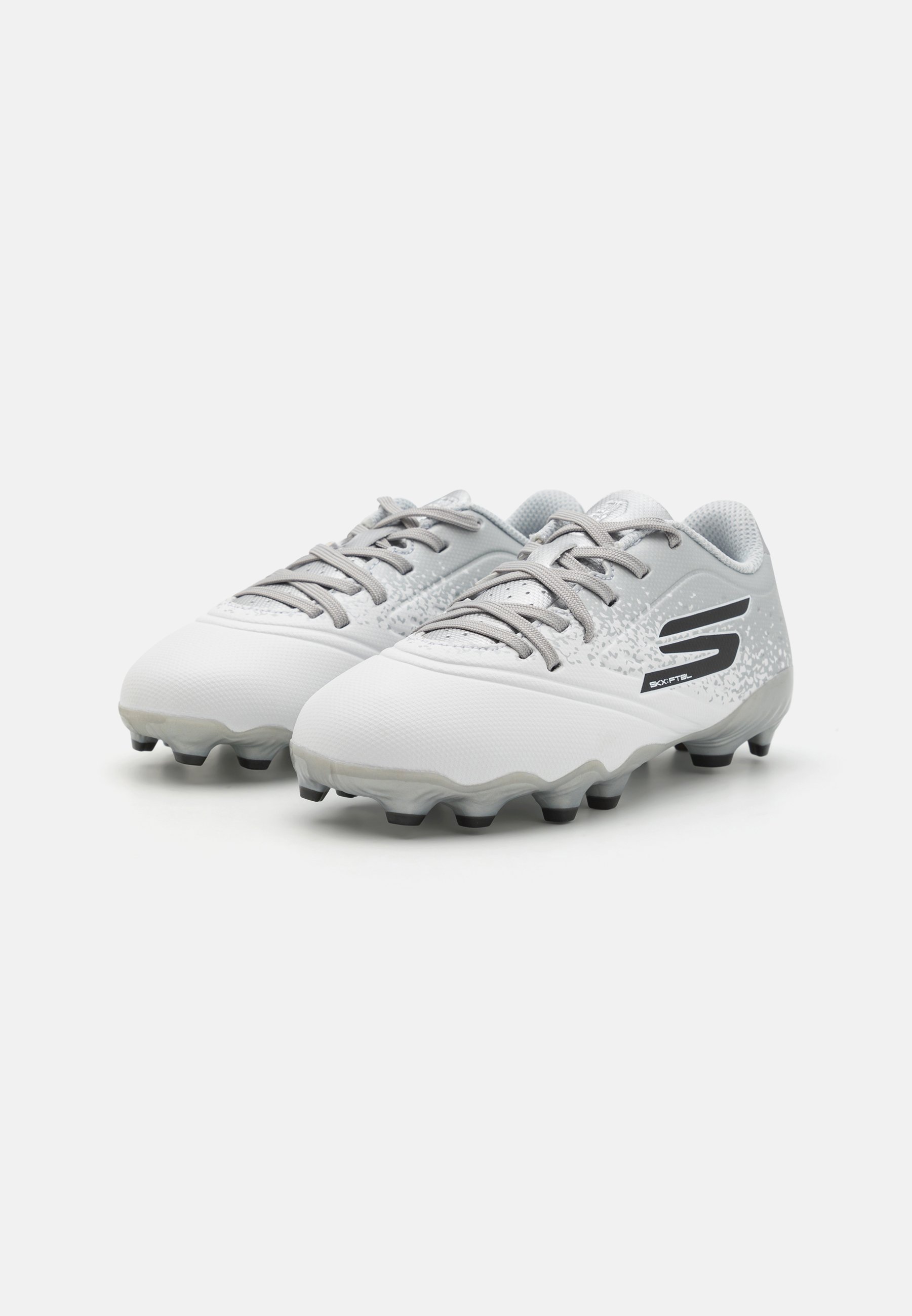 Skechers Performance JR CRIB FG - Kopačky na pevný povrch - bílá/stříbrná