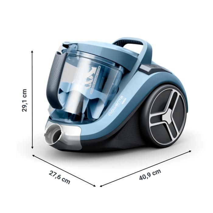 Rowenta Bagless Vacuum Cleaner, 900W max, High Filtration, 2.5L, Compact RO4B11EA