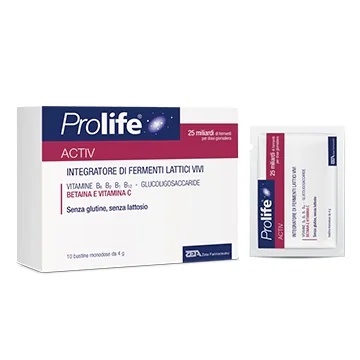 PROLIFE Prolife Activ 10 zakjes Voedingssupplement met levende melkzuurfermenten