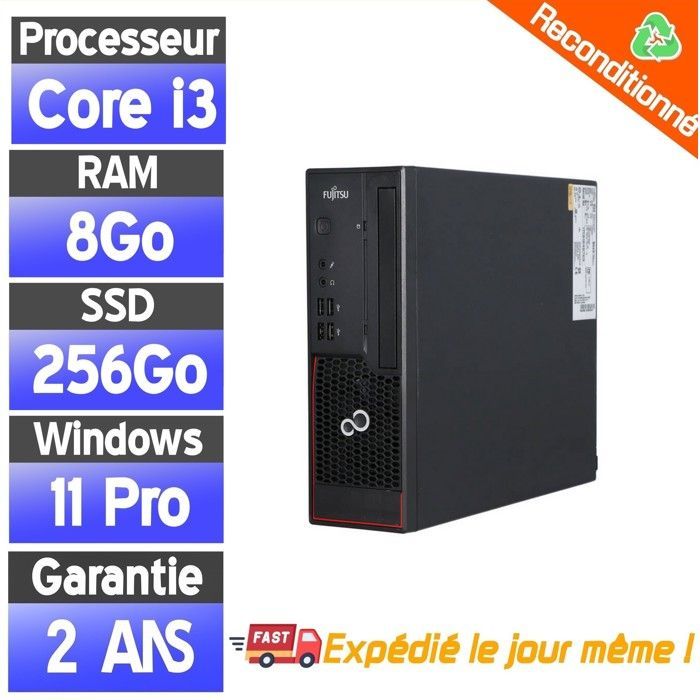 Ordinateur Compact TeamsPos TP7000S Intel i3 8Go 256Go SSD – SFF