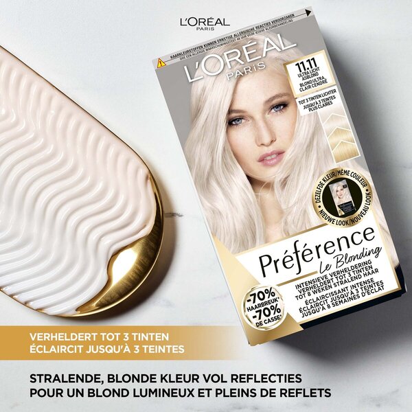 L'Oréal Paris Preference Le Blonding 11.11 Ultra Light Asblond Μόνιμη Βαφή Μαλλιών