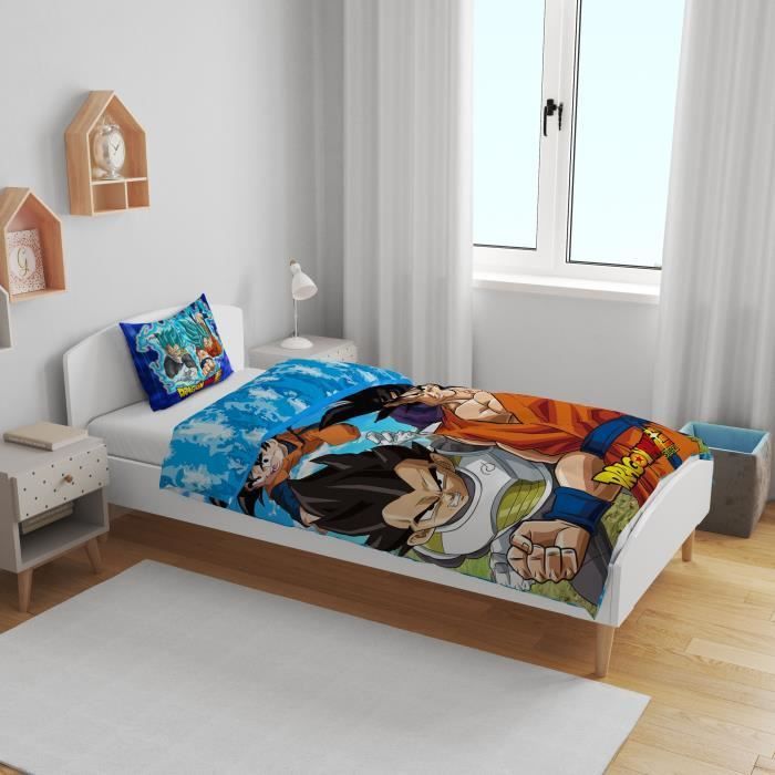 Parure de lit - DRAGON BALL Z - Microfibre - 1 housse de couette 140 x 200 cm + 1 taie 63 x 63 cm