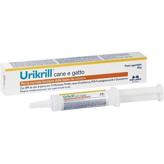 Pasta de Urikrill NBF LANES 30 g Alimento suplementar para cães e gatos