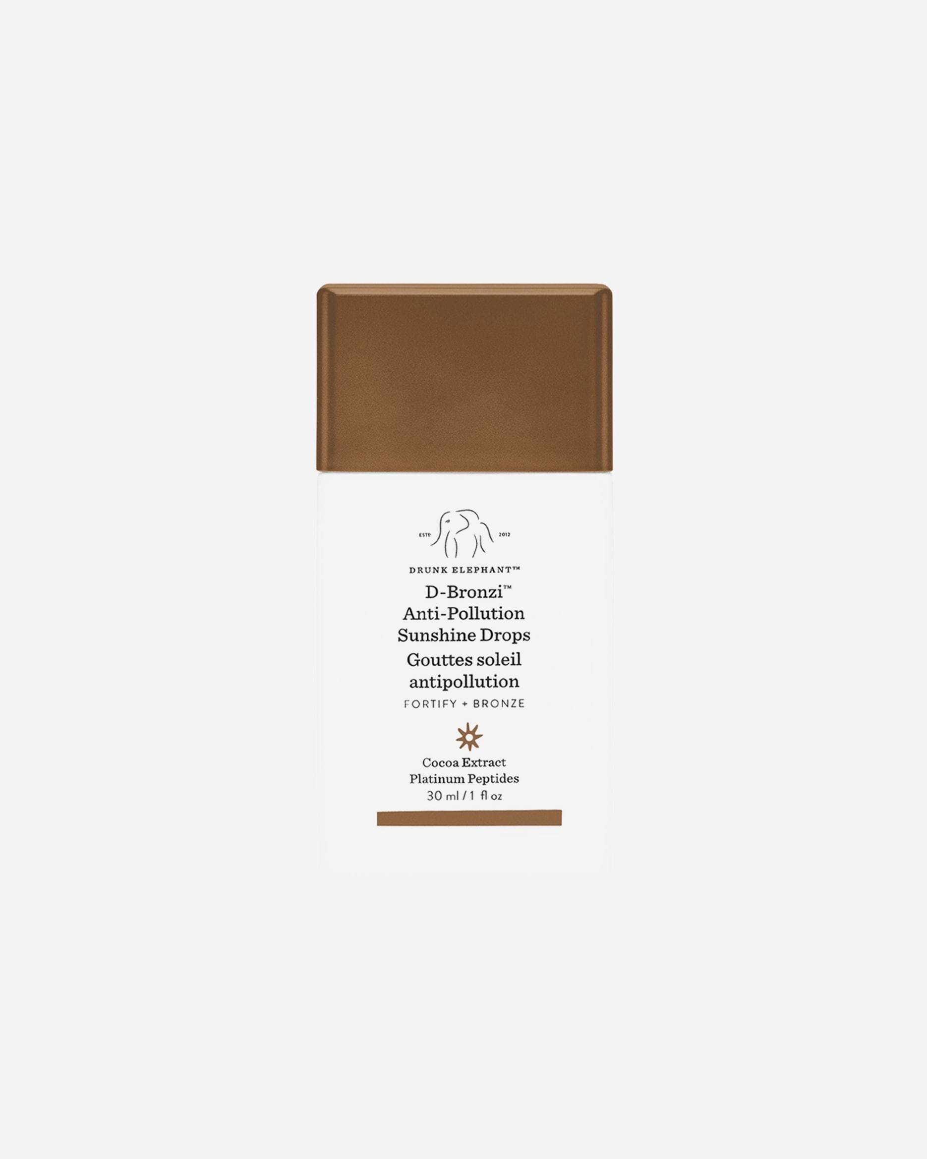 Drunk Elephant Glowserum D-Bronzi kapi za sunčanje protiv zagađenja - 30 ml