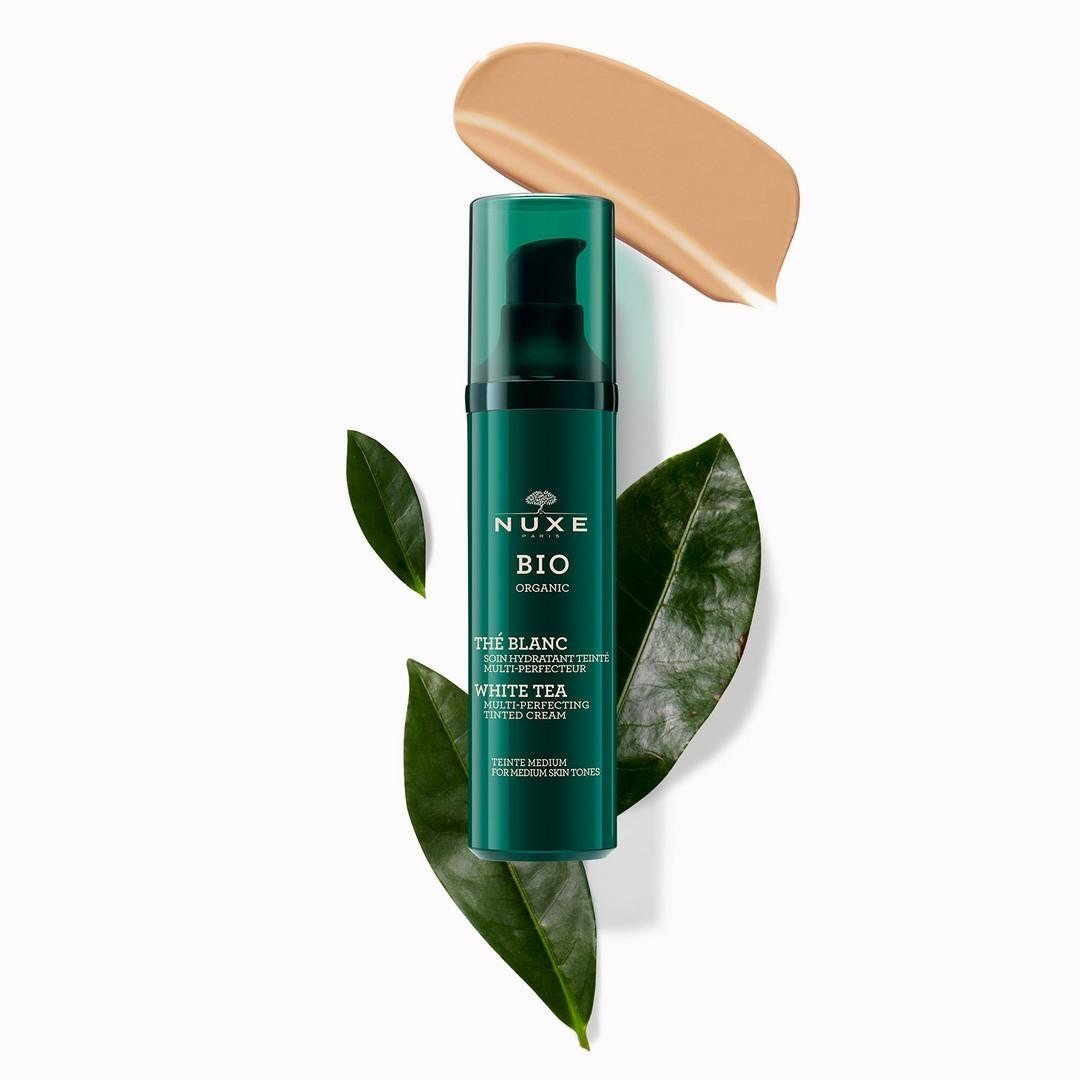 NUXE BB krēms BIO Bio-Weißtee Multi-Perfecting Getönte Creme - 50 ml