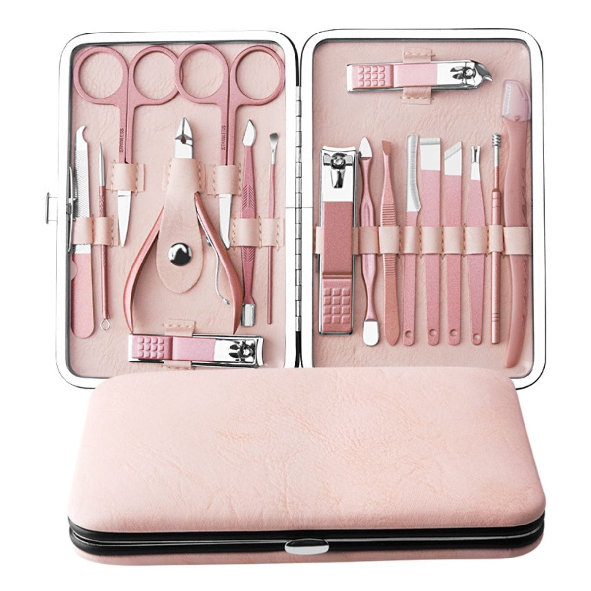 UNIQ Nagelpflegeset 18-en-1 Maniküre-Set – Roségold
