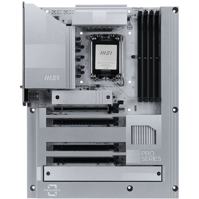Placa-mãe - MSI - PRO Z890-S WIFI PZ Intel Z890 LGA 1851 (Socket V1) ATX