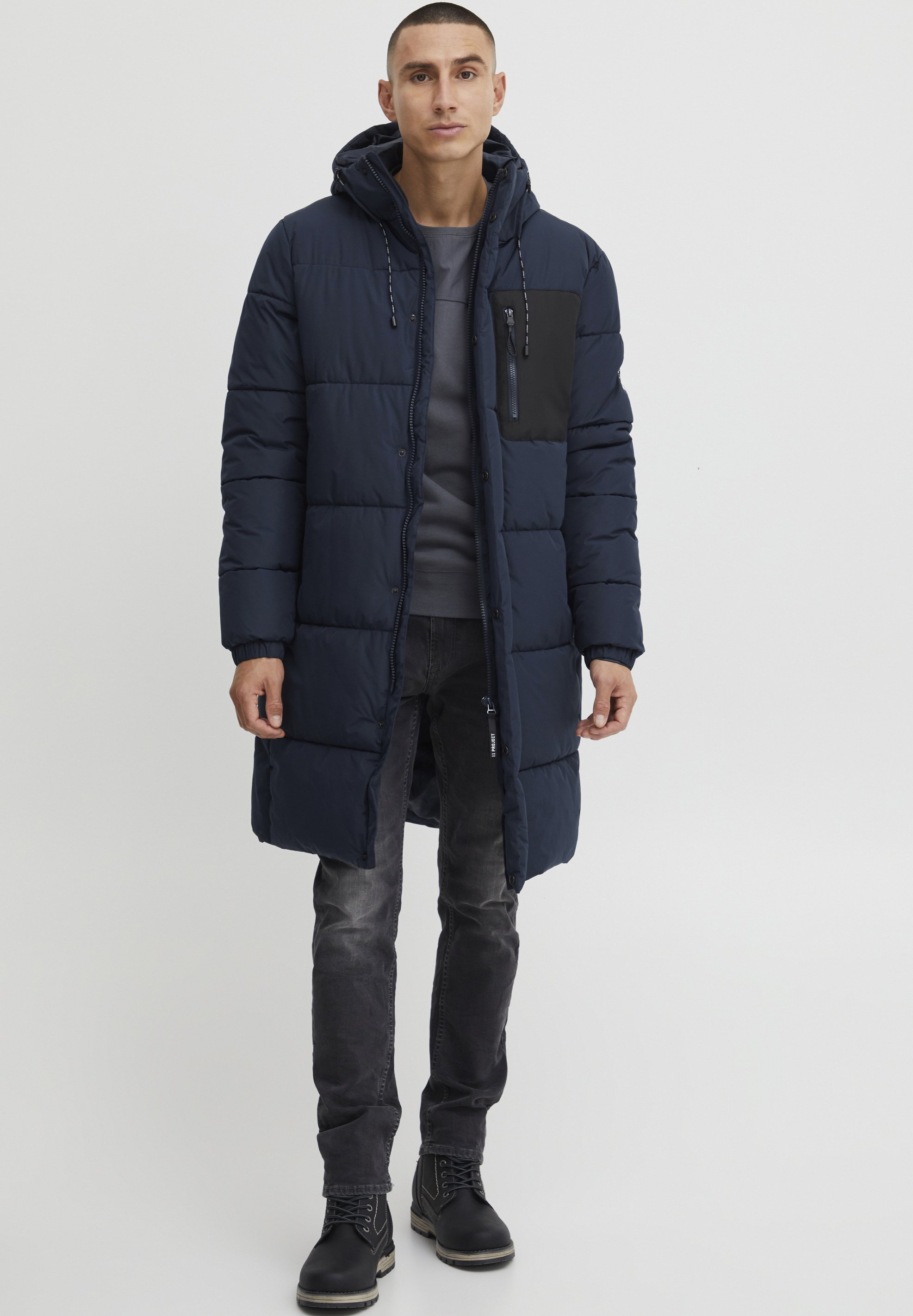 11 Projet PRCalton - Manteau d'hiver - bleu insigne