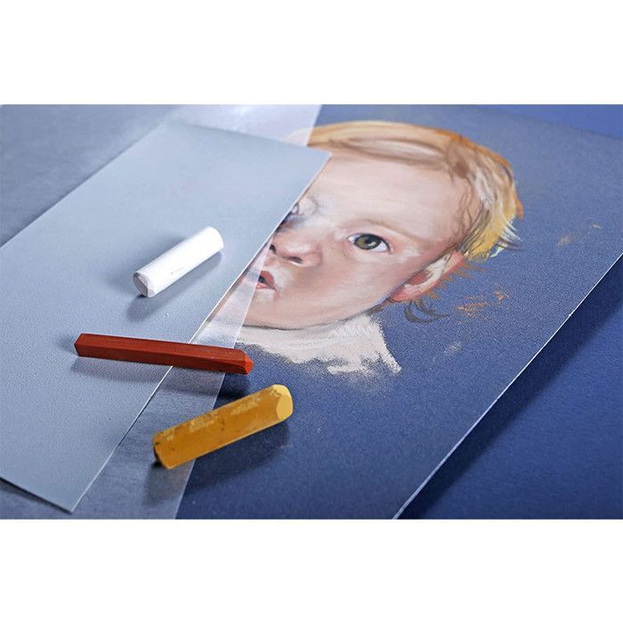Papel Clairefontaine Pastelmat Bloc n.º 5 12F 30 x 40 cm - Papel para pasteles secos (Blanco)