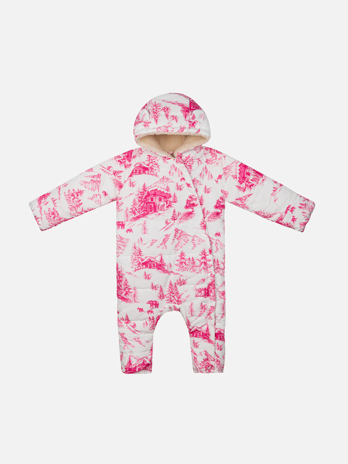 Glace skipak voor meisjes met toile de jout-print