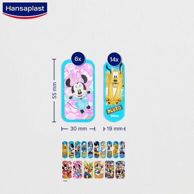 Hansaplast Disney Mickey dětské obvazy 20 ks 20 ks