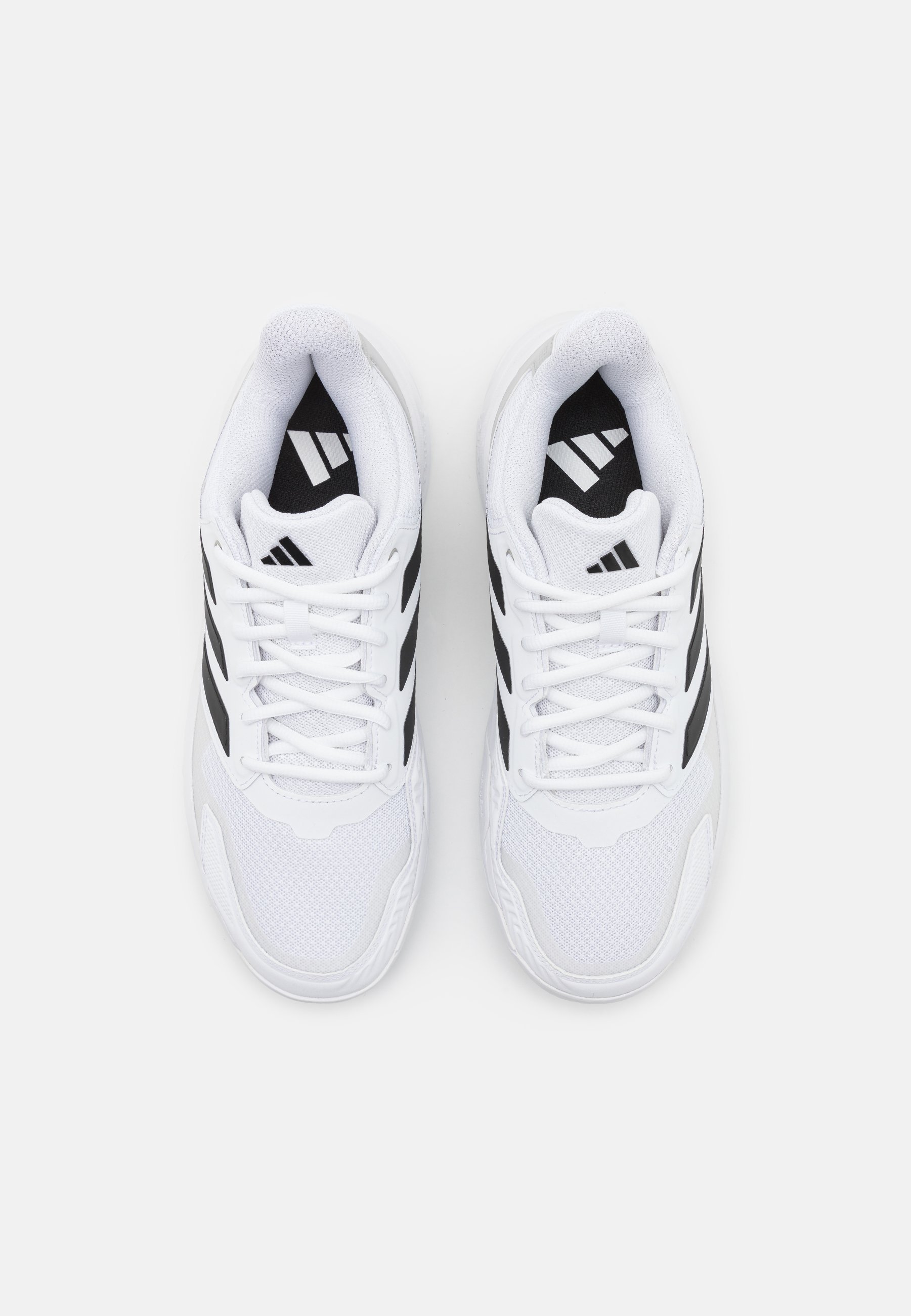 adidas Performance JAM CONTROL 3 M - Daugiafunkciniai teniso bateliai - debesų baltumo/juodos/pilkos spalvos