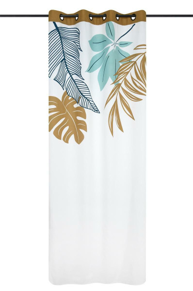 Ekskluzywna zasłona boho aloha miodowa 140x260