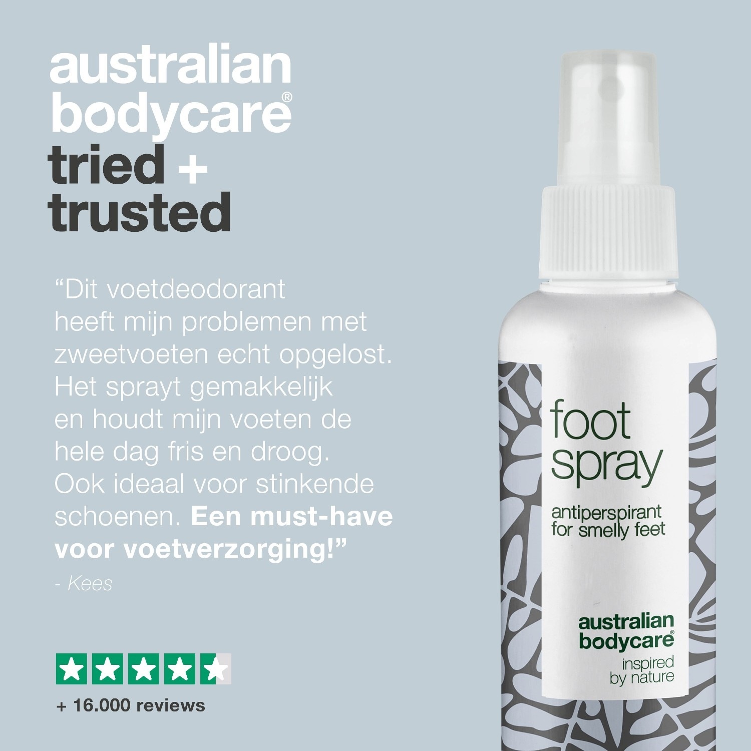 Set za njegu stopala Australian Bodycare – 150 ml