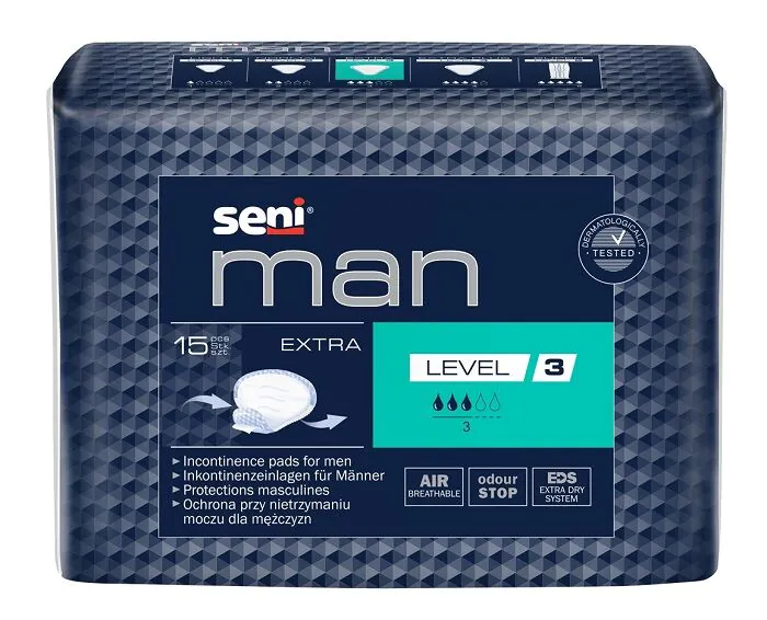 Seni Man Extra Level 3, Wkładki urologiczne dla mężczyzn