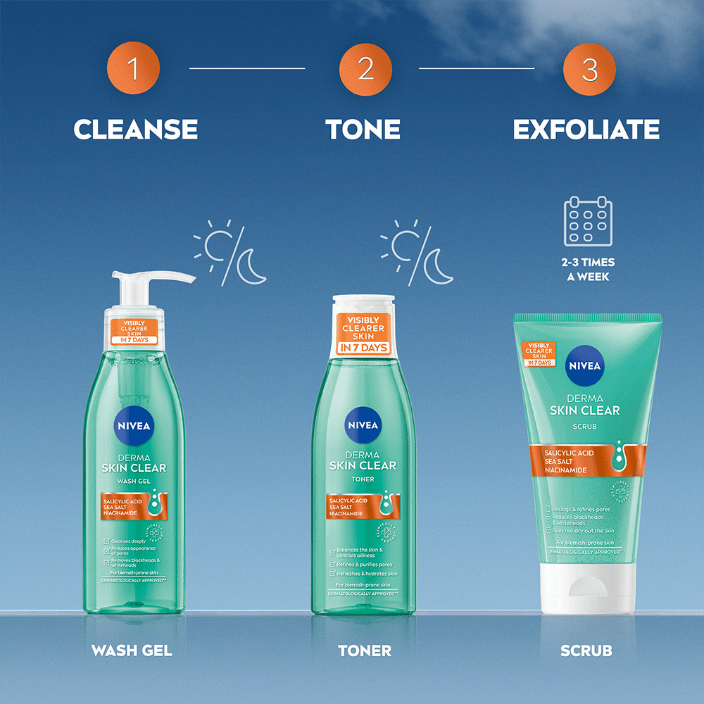 NIVEA Derma Activate bőrradír 150 ml