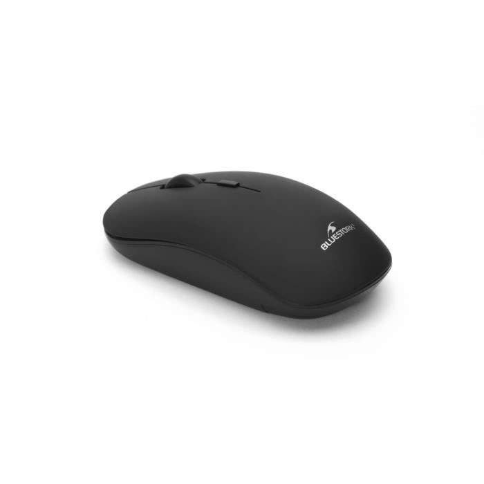 Mouse sem fio - BLUESTORK - OFFICE 100 - 2.4G + Bluetooth - Recarregável - PC/MAC - Preto