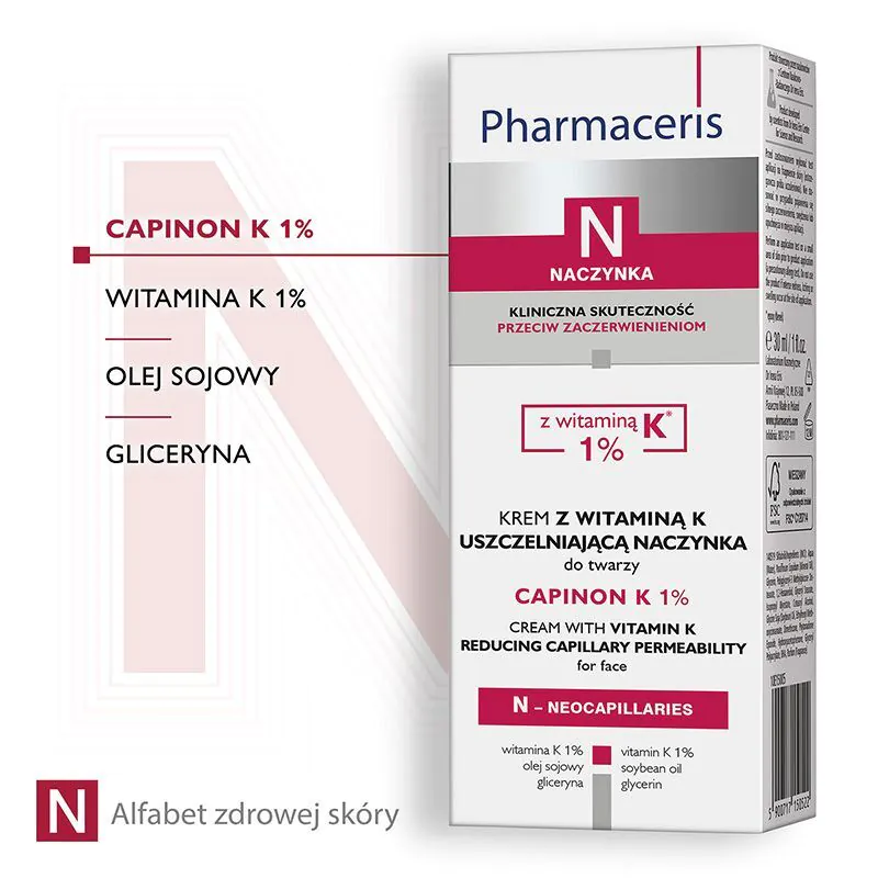 Pharmaceris N Capinon K 1% Krem z witaminą K