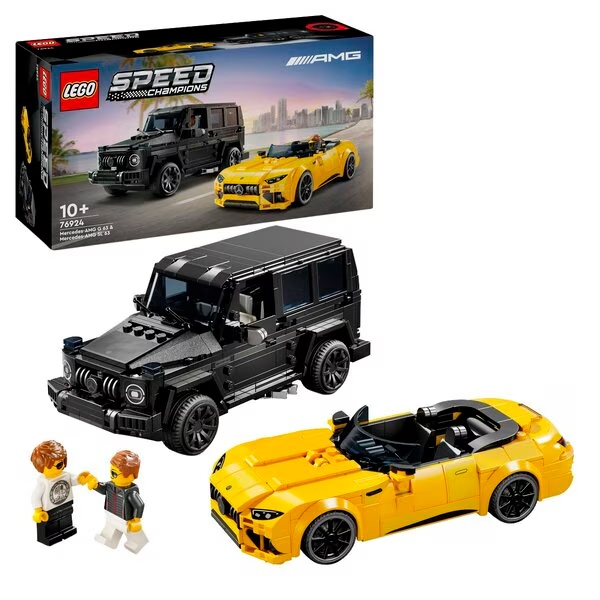 LEGO Speed Champions 76924 Mercedes-AMG G 63 in Mercedes-AMG SL 63
