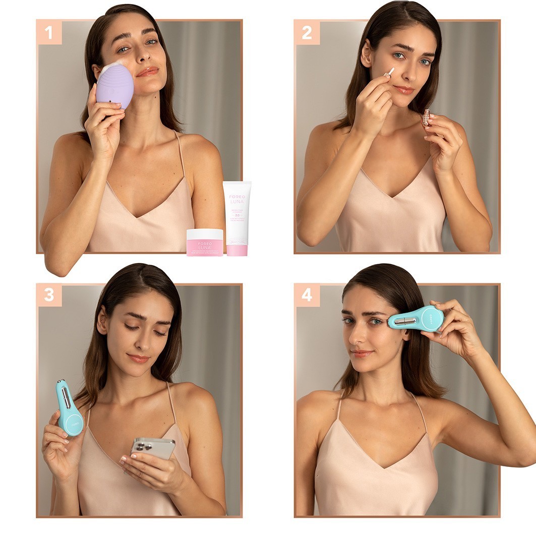 FOREO veido masažuoklis BEAR™ 2 akims ir lūpoms – 1 vnt.