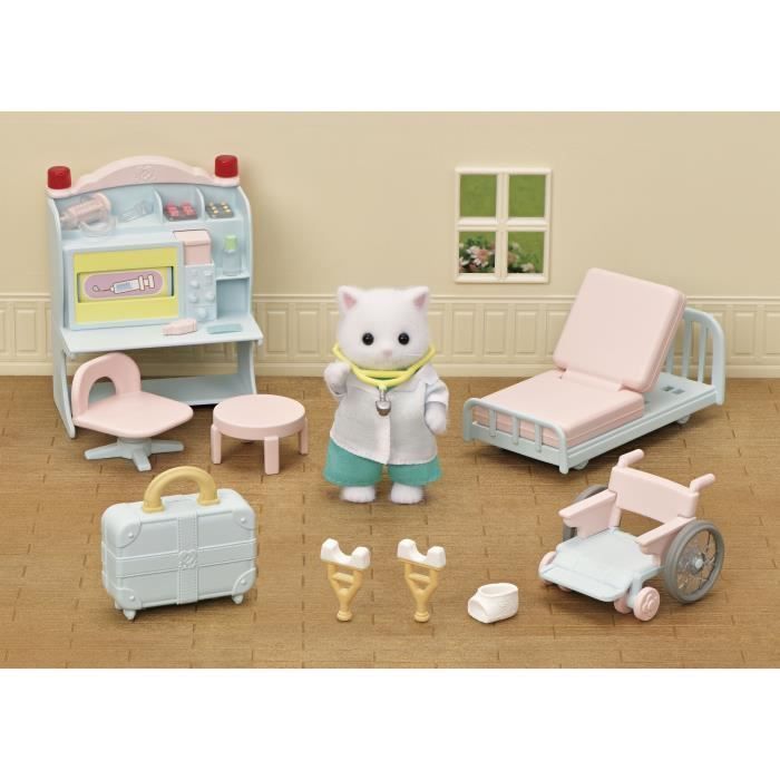 Village Doctor Playset - Sylvanian Families - Model 5705 - Accessories Included