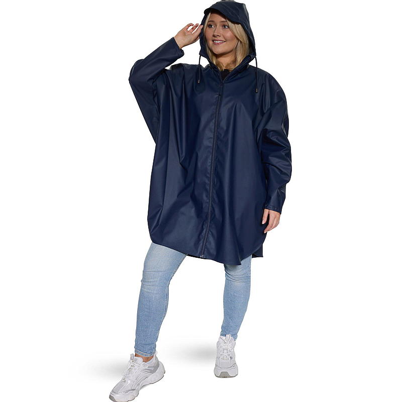 Time 2 Change regnponcho med hette