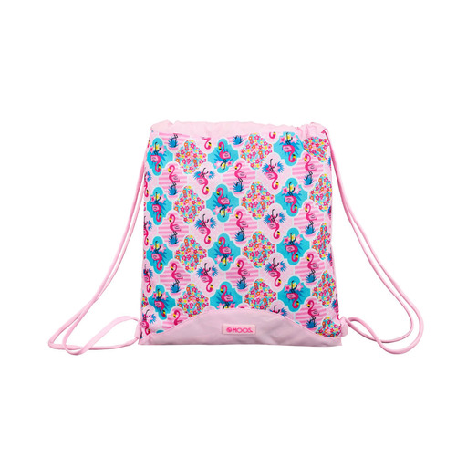 Gymsack Moos Flamingo Roze