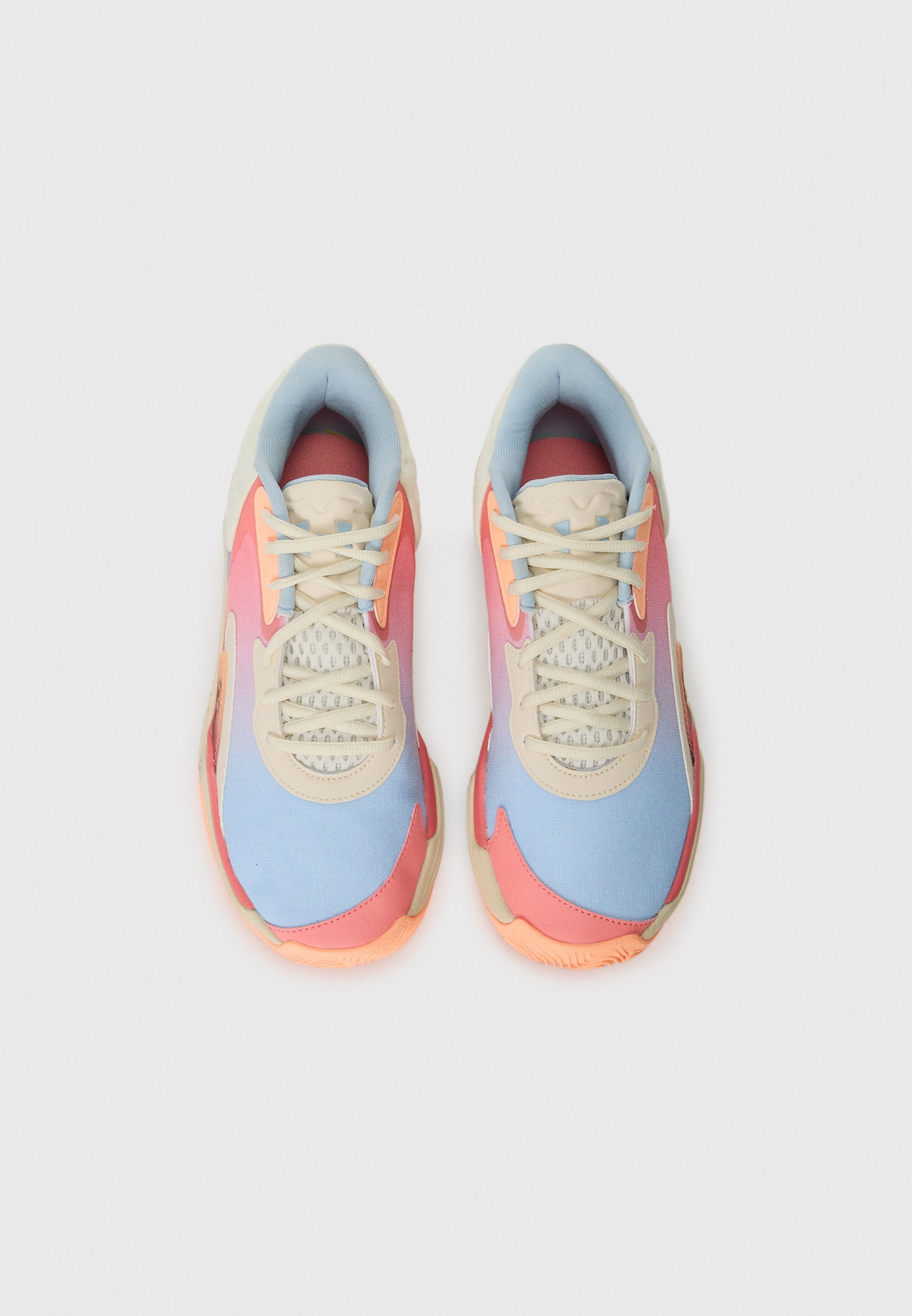 Under Armour SPAWN UNISEX - Scarpe da basket - stone/sun kiss/washed navy