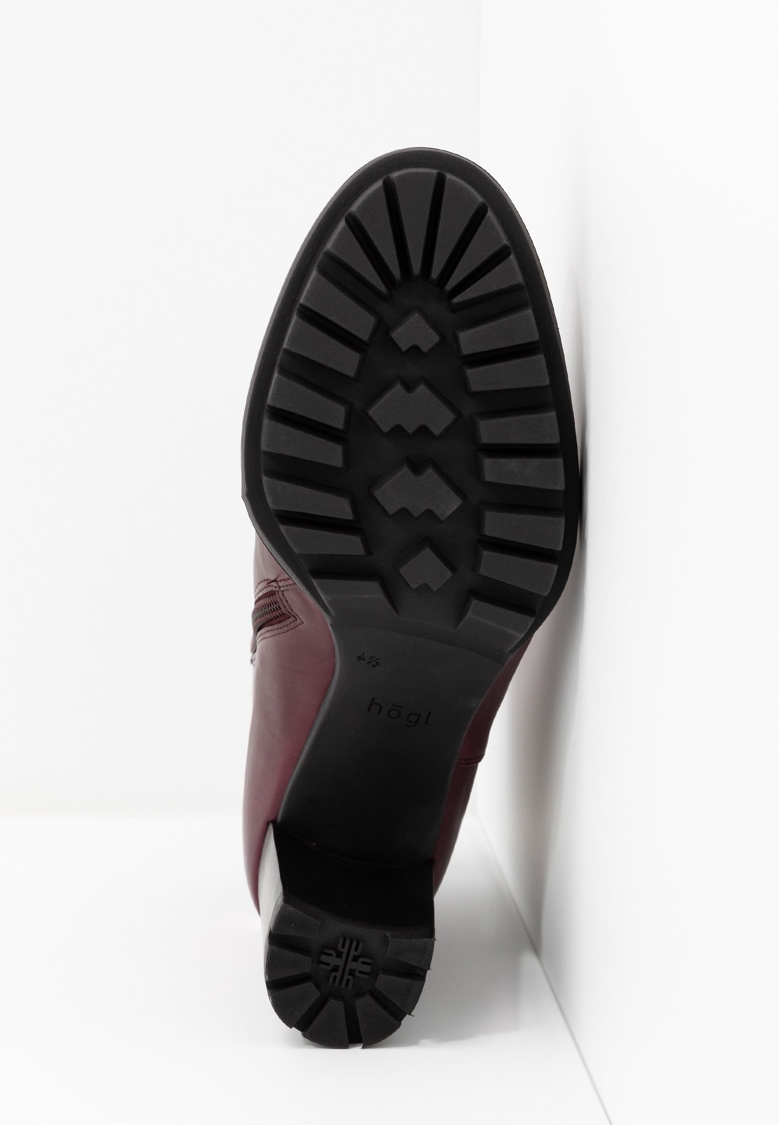 Bottines à talons hauts Högl - bordeaux