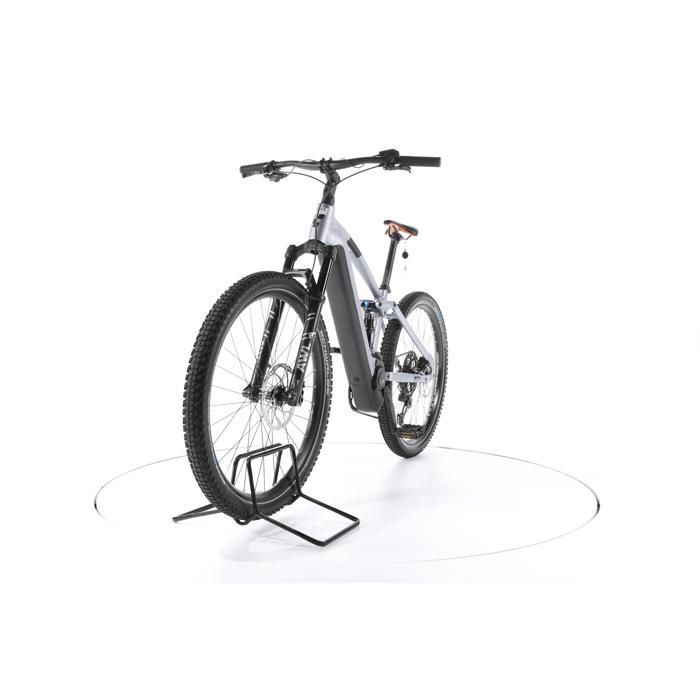 Elektrische fiets - Cube Stereo Hybrid 120 Race - grijs - Volledig geveerde elektrische mountainbike - Bosch 750 Wh gereviseerd