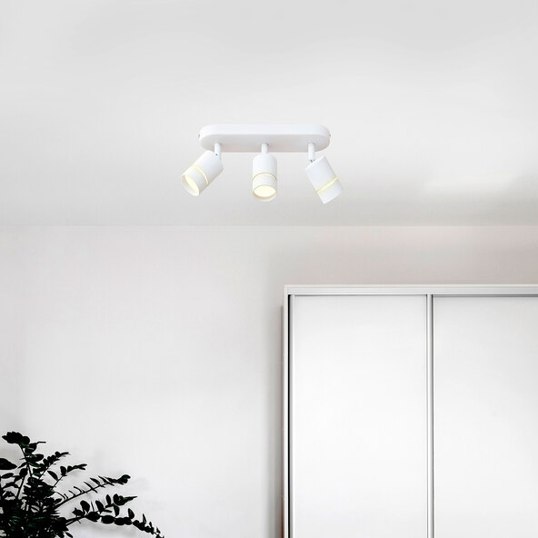 Smarter LED-Deckenstrahler Nalo, 3er Spot